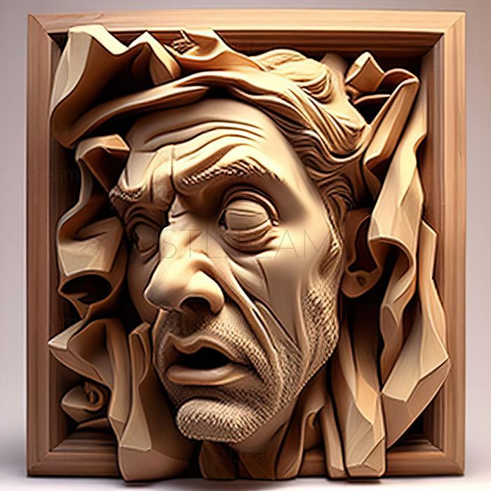 3D модель Метью Грабельський американський художник (STL)